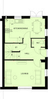 ground floor plan of the martham end terrace