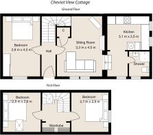 Cheviot View Cottage - 2D - 1. Floor - Letterhead.