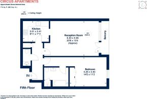 One Bed Floor Plan