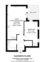 Floorplan area for info only, not for £/sq. ft valuation