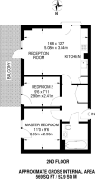 Floorplan area for info only, not for £/sq. ft valuation