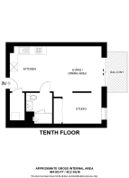 Floorplan area for info only, not for £/sq. ft valuation