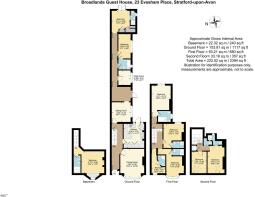 Broadlands Guest House 23 Evesham Place Stratford-