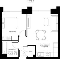 Type 1 floorplan