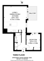 Floorplan area for info only, not for £/sq. ft valuation