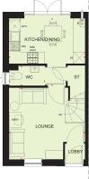 Ground floor of our 2 bed Kenley home