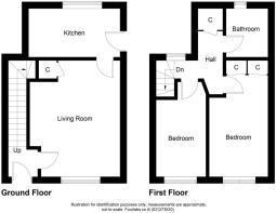 FLOOR PLAN - THE NEUK, PRIESTON ROAD, BANKFOOT, PE