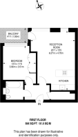 Floorplan area for info only, not for £/sq. ft valuation