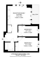 Floorplan area for info only, not for £/sq. ft valuation