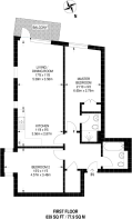 Floorplan area for info only, not for £/sq. ft valuation