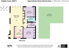 Flat 28, Dolphin Court Woodlands, London NW11 9QY-