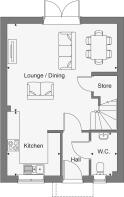 Dandara - The Pines    - The Lismore, Home 62 floorplan