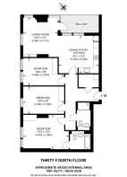 Floorplan area for info only, not for £/sq. ft valuation