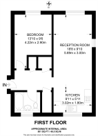 Floorplan area for info only, not for £/sq. ft valuation