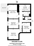 Floorplan area for info only, not for £/sq. ft valuation