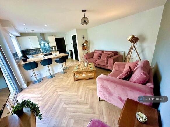 Opening Plan Living And Kitchen Area