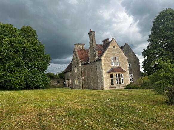 Rear of house