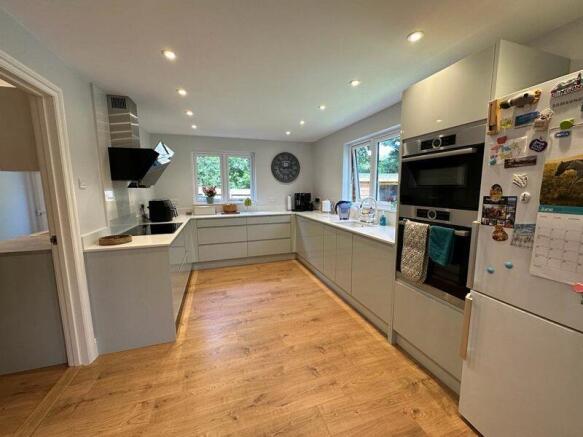 Kitchen with sleek contemporary fittings