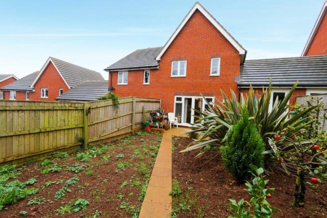 Rear of property