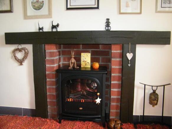 Feature fireplace