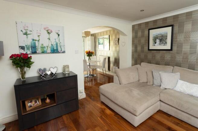 Lounge to kitchen