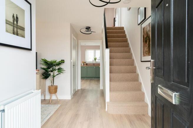 A light-filled hallway to welcome you home