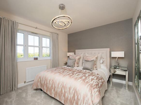Stylish double bedroom