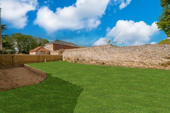 Rear garden