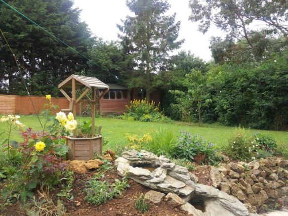 Rear garden