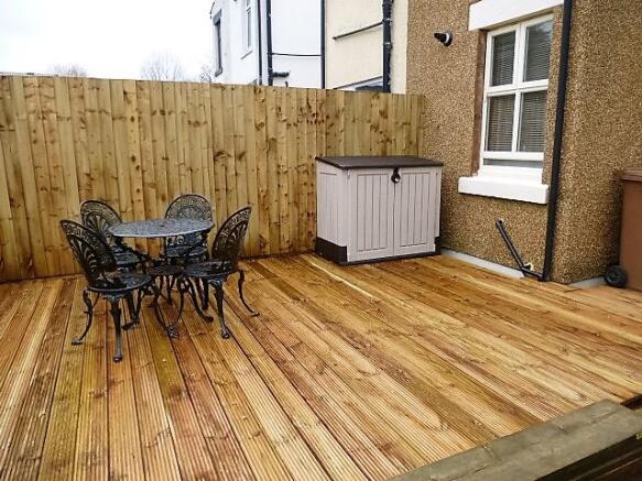 Rear decking Area 
