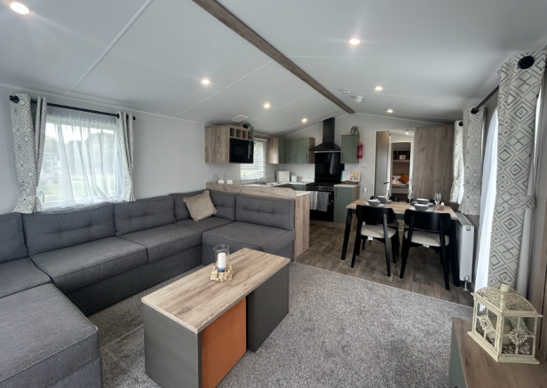 Modern Open Plan Lounge, Kitchen And Dining Area I