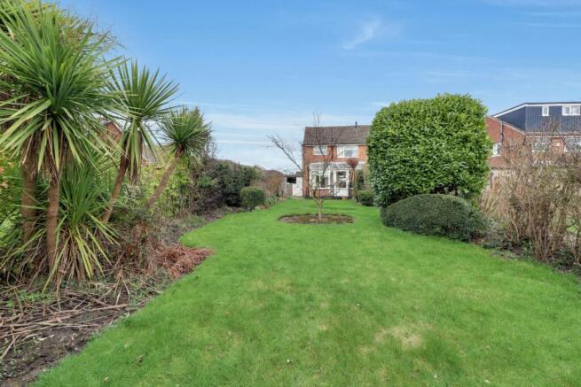 House from back of garden