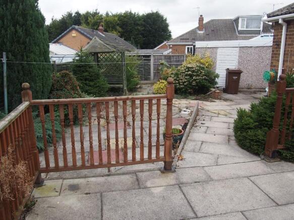 Rear yard/patio