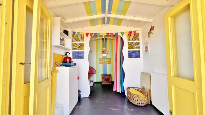 Beach Hut:-