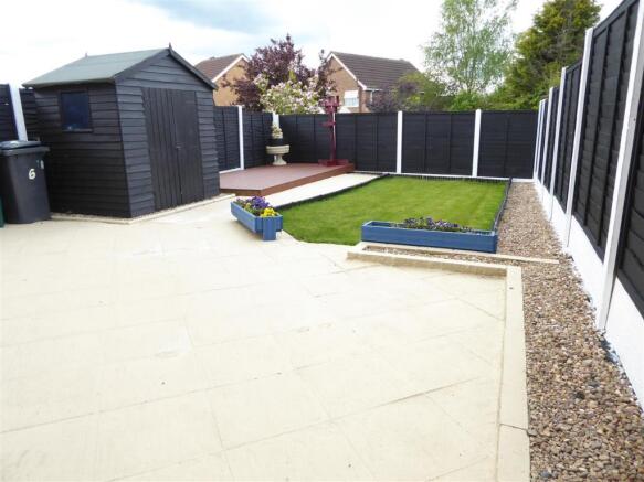 Fully enclosed rear garden