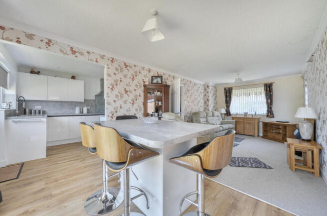 Open plan living area