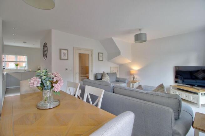 Sociable semi-open plan living