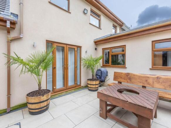 Rear patio