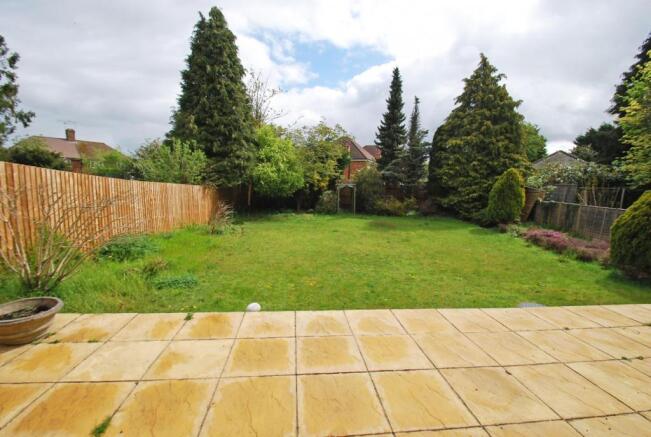 Rear garden