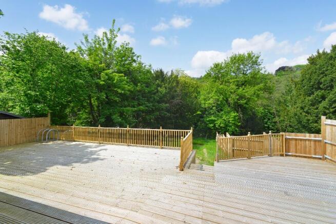 Rear decked area