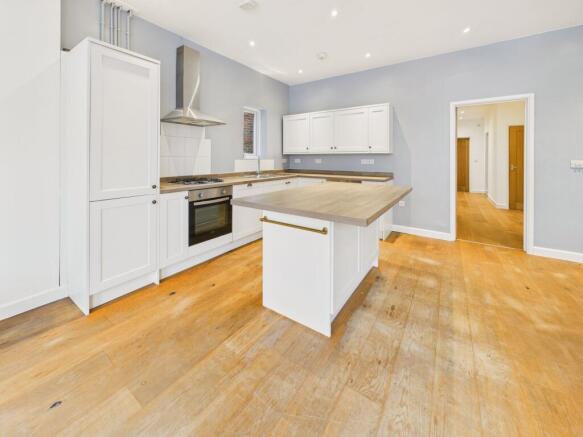 Open plan kitchen/living/dining room