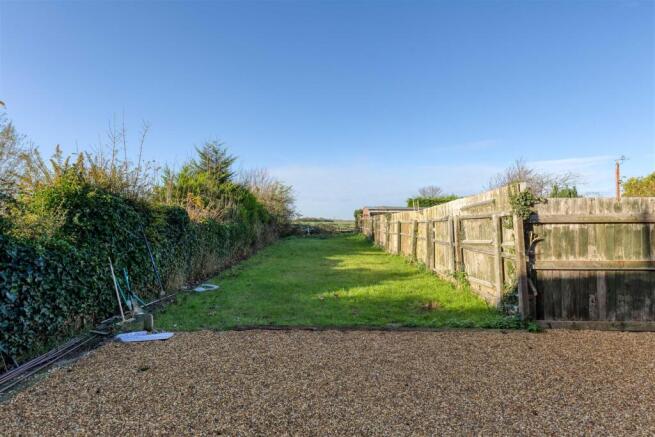 West facing garden