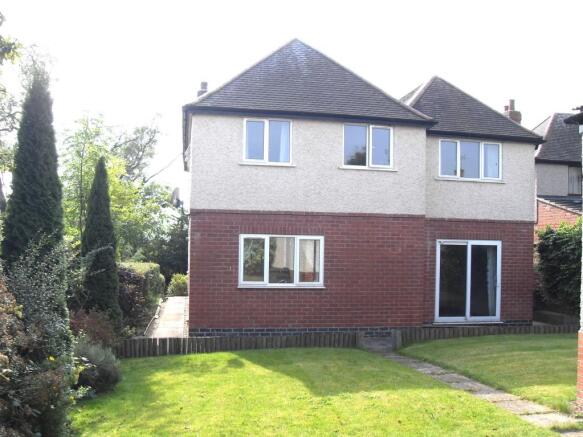 Rear of property
