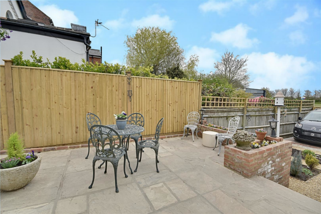Garden and parking