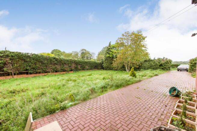Driveway and garden