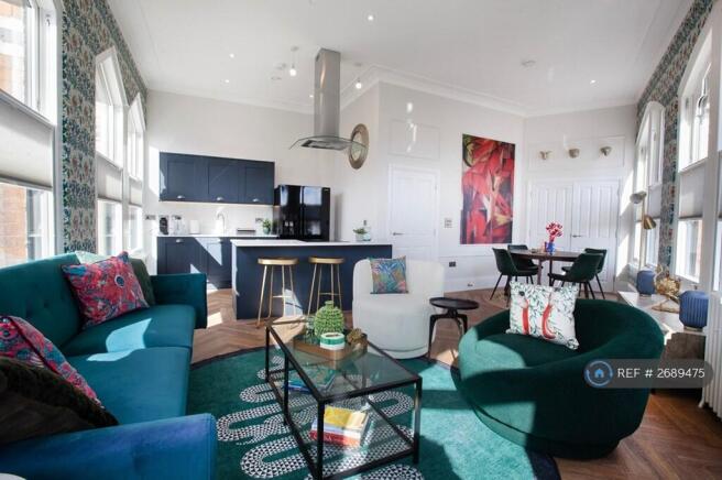 Lounge Looking Into Kitchen