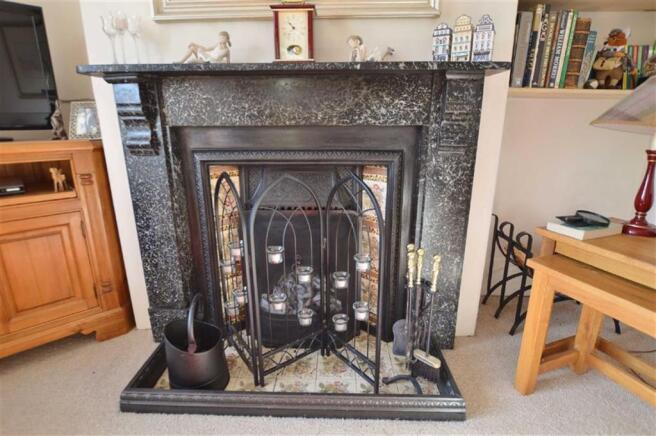 Feature fireplace