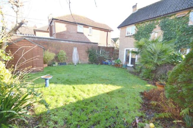 Rear of property