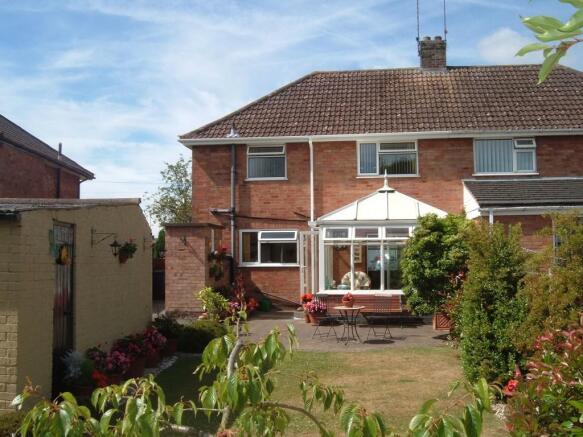 Rear of property
