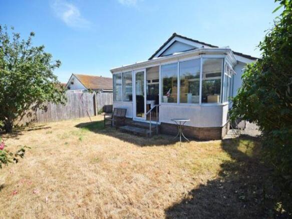Rear of property